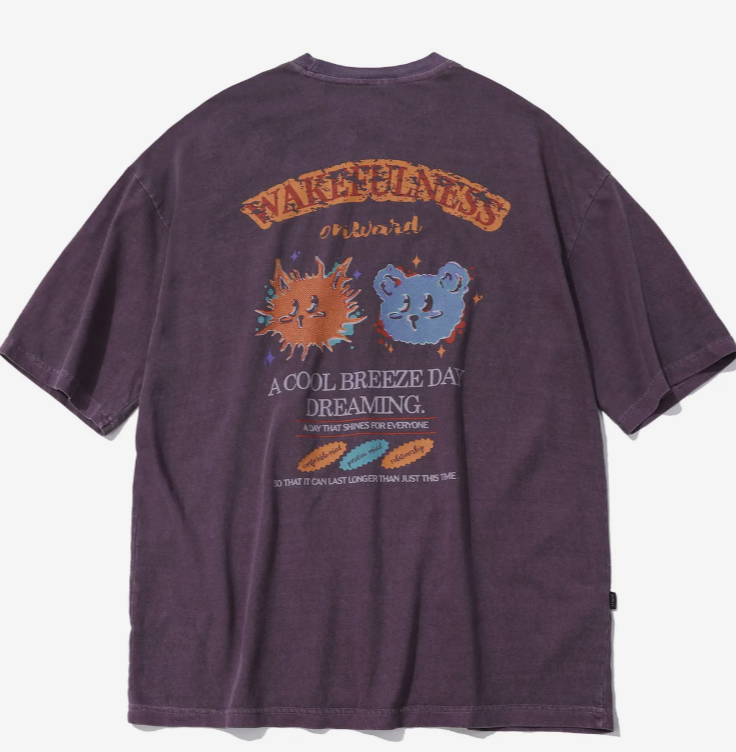 CPGN STUDIO / BREEZE DAY Pigment Short T-shirt / Purple /   JUL25