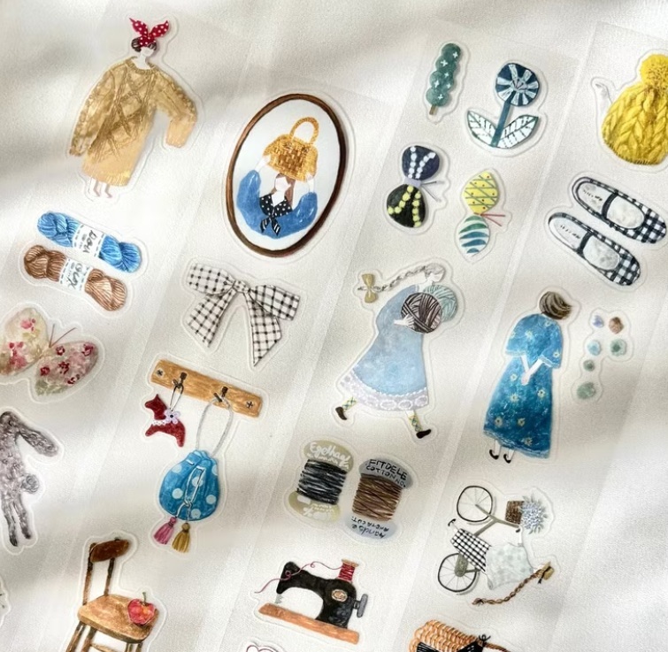 Pion．織物 3.5cm割型亮面PET膠帶 <整捲/分裝>