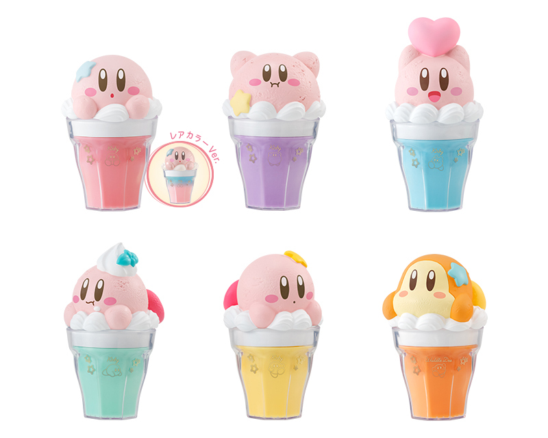 星之卡比漂浮飲料造型公仔明盒