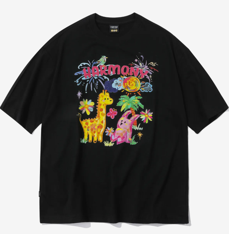 CPGN STUDIO / DTP Harmony Together short T-shirt / black /   JUL25