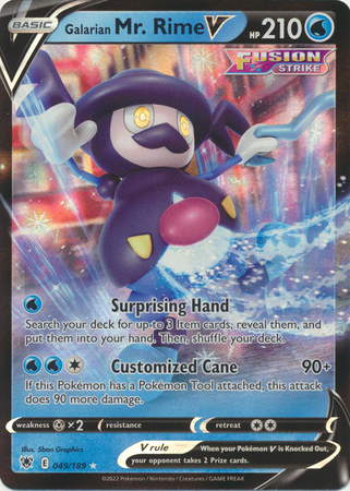 Galarian Mr. Rime V - 049/189 - Ultra Rare
