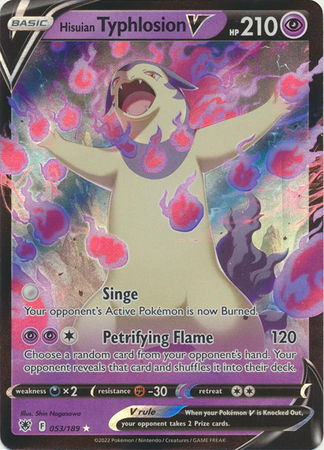 Hisuian Typhlosion V - 053/189 - Ultra Rare