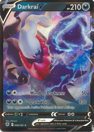 Darkrai V - 098/189 - Ultra Rare