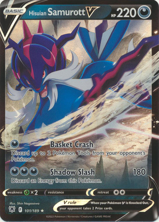 Hisuian Samurott V - 101/189 - Ultra Rare