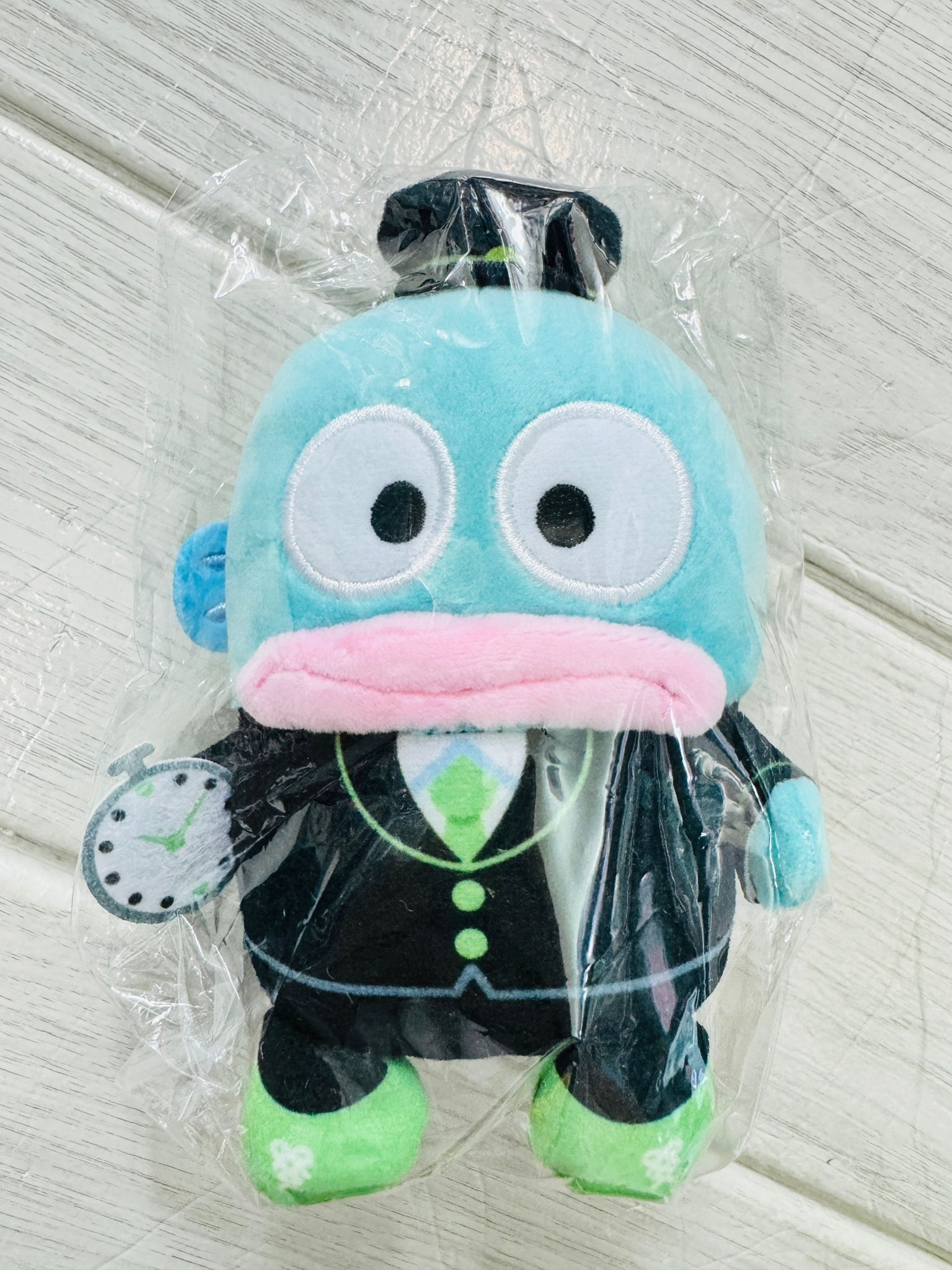 Hangyodon 水怪JR車長造型掛件公仔
