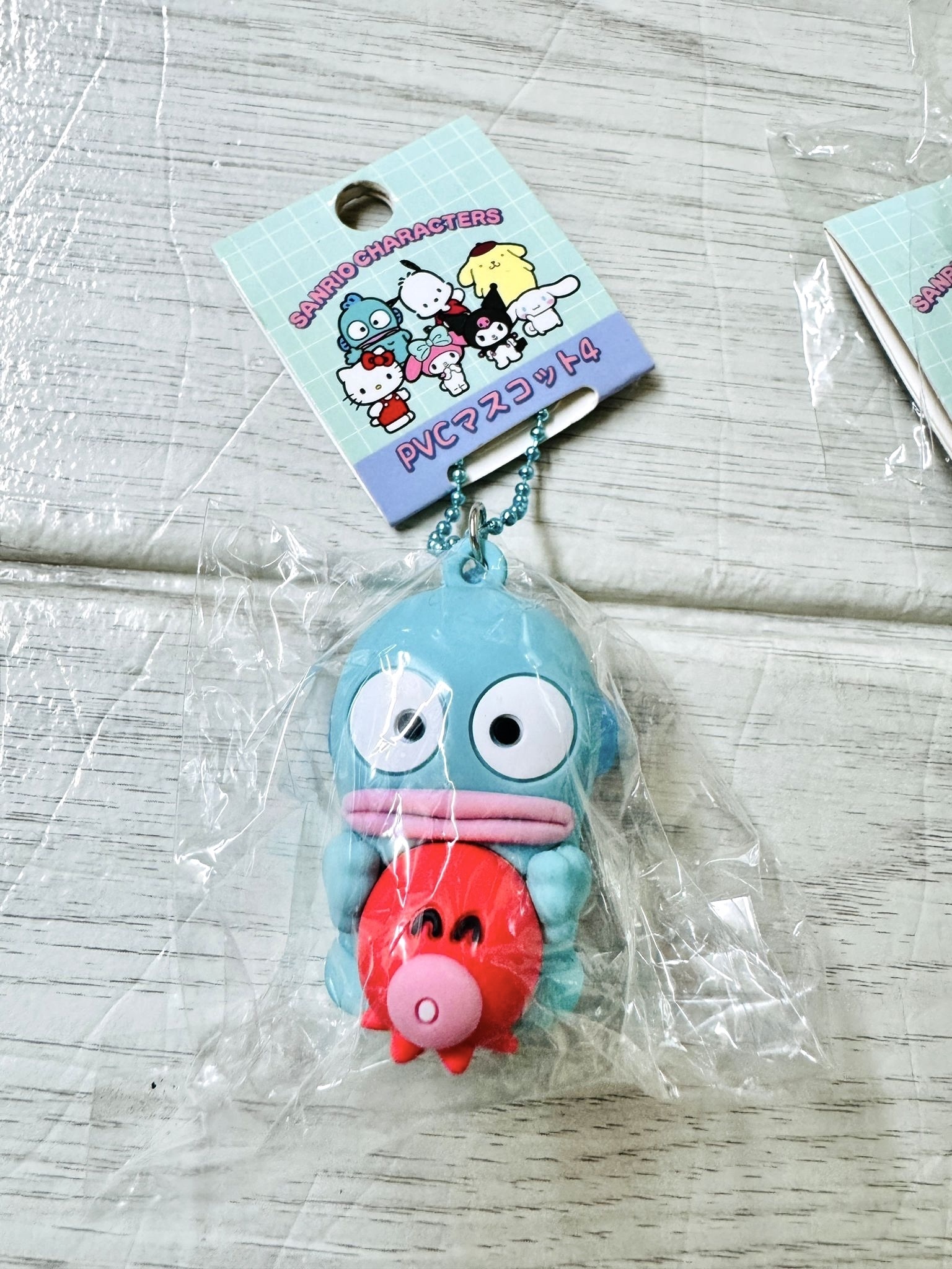 Hangyodon 水怪 立體矽膠珠鏈扣掛件