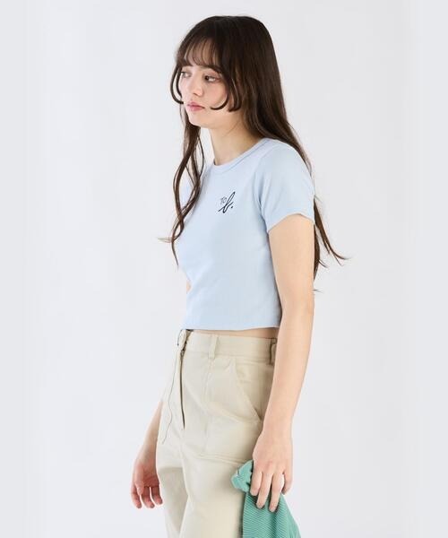 Agnes b New Cropped Compact T-shirt