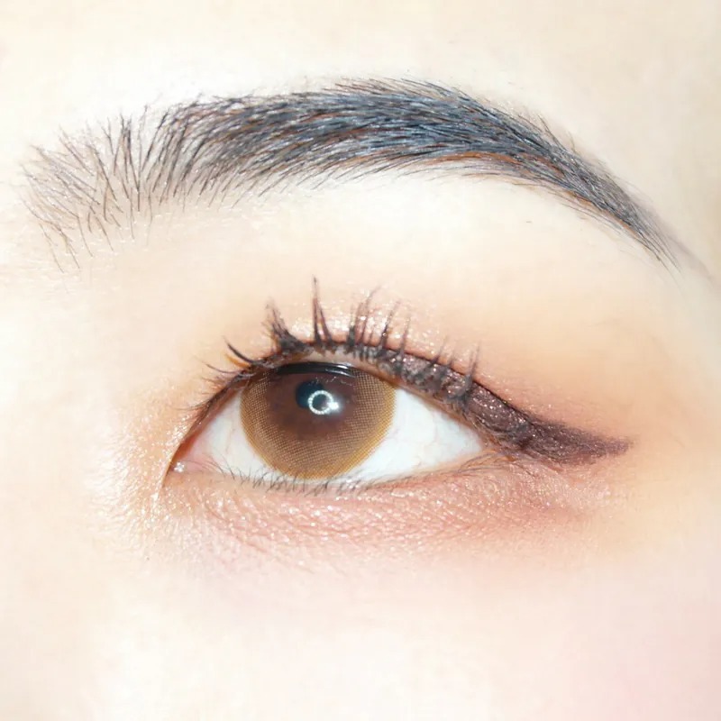 Lensme YOZO Daily Brown｜季拋彩妝矽水凝膠隱形眼鏡｜每樽1片