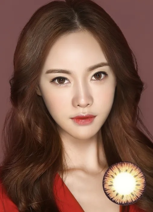 Lensme OMYO Brown｜季拋彩妝隱形眼鏡｜每樽1片