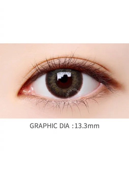 Lensme Young Long Love Gray｜季拋彩妝隱形眼鏡｜每盒1片