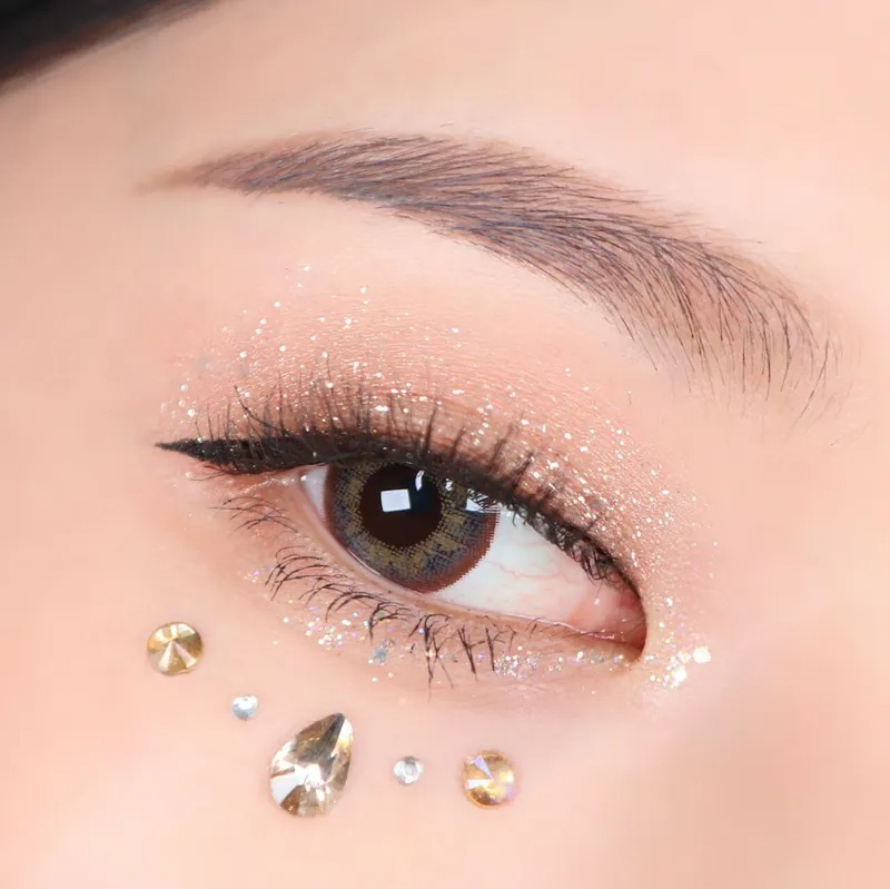 Lensme Young Long Love Gray｜季拋彩妝隱形眼鏡｜每盒1片