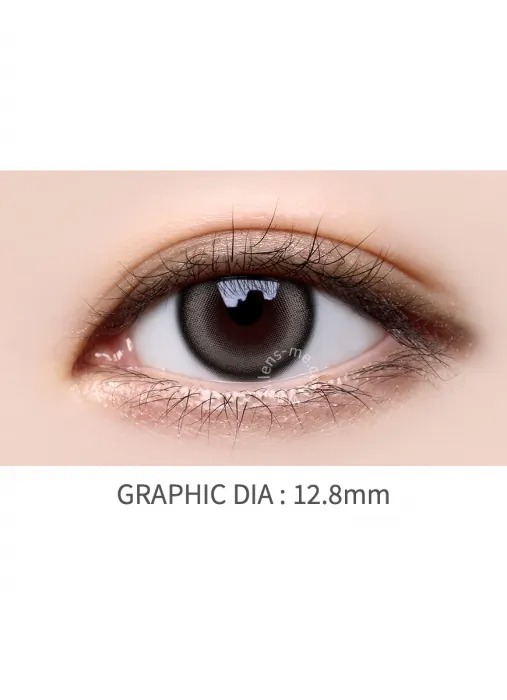 Lensme Glow Bell Gray｜季拋彩妝隱形眼鏡｜每樽1片