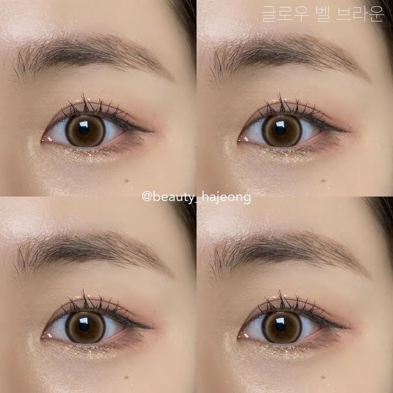 Lensme Glow Bell Brown｜季拋彩妝隱形眼鏡｜每樽1片