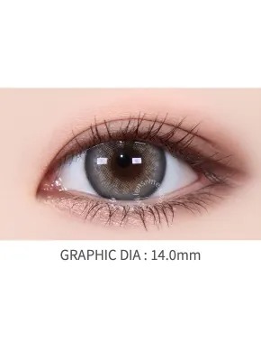 Lensme Cubism Silifit Loveldee Gray｜季拋彩妝矽水凝膠隱形眼鏡｜每盒1片