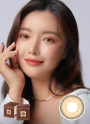 Lensme Cubism Silifit Loveldee Brown｜季拋彩妝矽水凝膠隱形眼鏡｜每盒1片