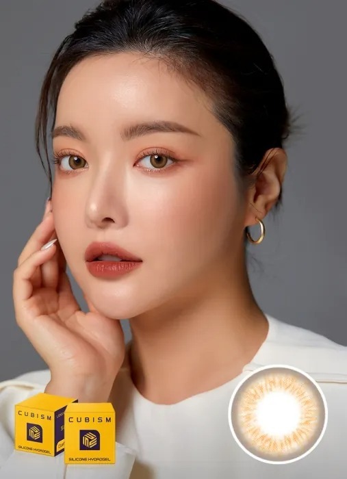 Lensme Cubism Silifit Killive Brown｜季拋彩妝矽水凝膠隱形眼鏡｜每盒1片