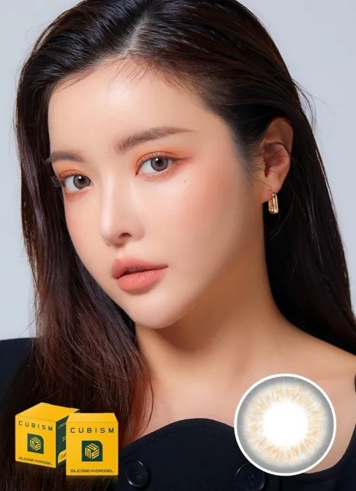 Lensme Cubism Silifit Killive Brown｜季拋彩妝矽水凝膠隱形眼鏡｜每盒1片