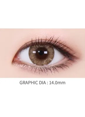 Lensme Cubism Silifit Dive Brown｜季拋彩妝矽水凝膠隱形眼鏡｜每盒1片