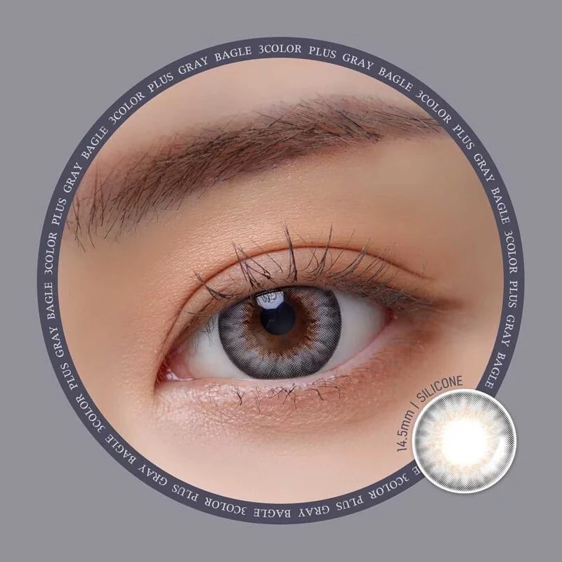 Lensme Begal 3Color Plus Gray｜季拋彩妝矽水凝膠隱形眼鏡｜每樽1片