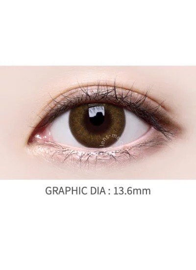 Lensme YOZO Style Brown｜季拋彩妝矽水凝膠隱形眼鏡｜每盒1片