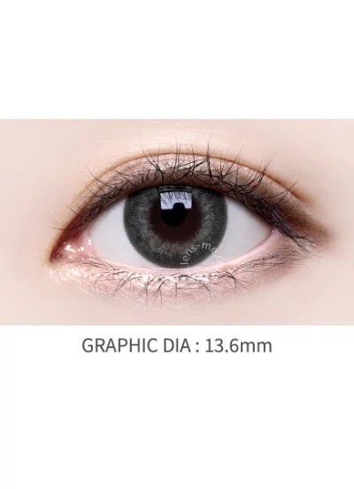 Lensme YOZO Style Gray｜季拋彩妝矽水凝膠隱形眼鏡｜每盒1片