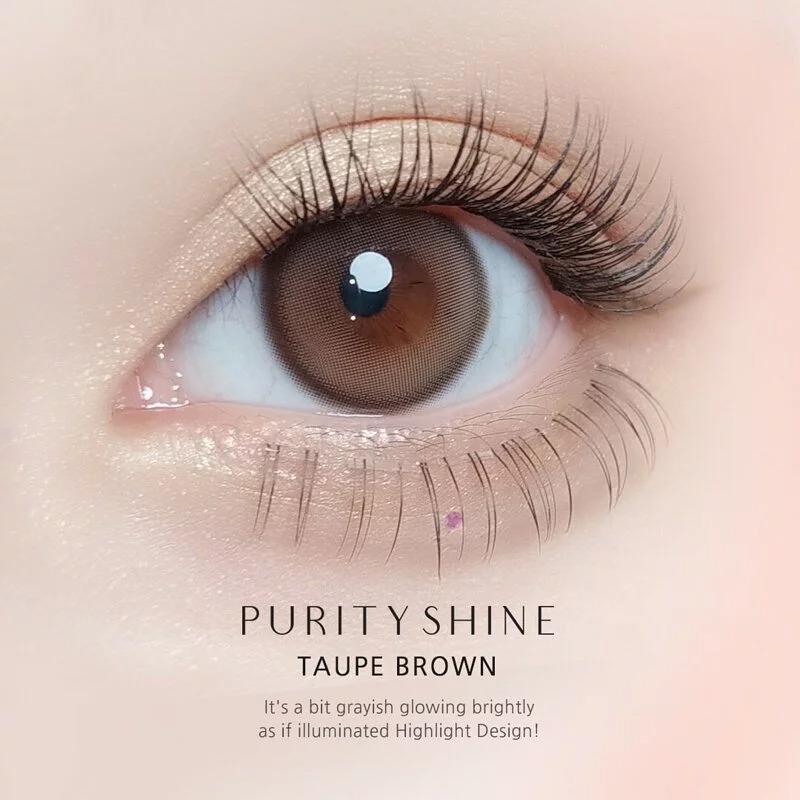OLOLA Purity Shine 1 Day Taupe Brown 棕色｜日拋彩妝隱形眼鏡｜每盒10片