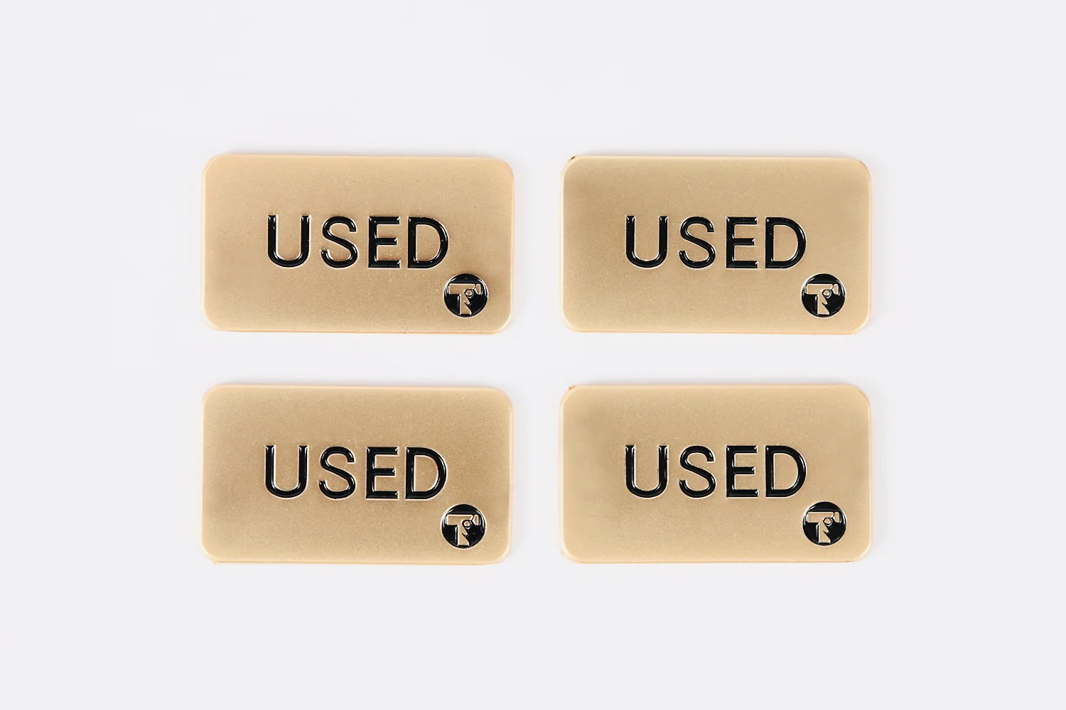 TOYGER對戰用小物 - USED牌 Premium (金屬製) 金色