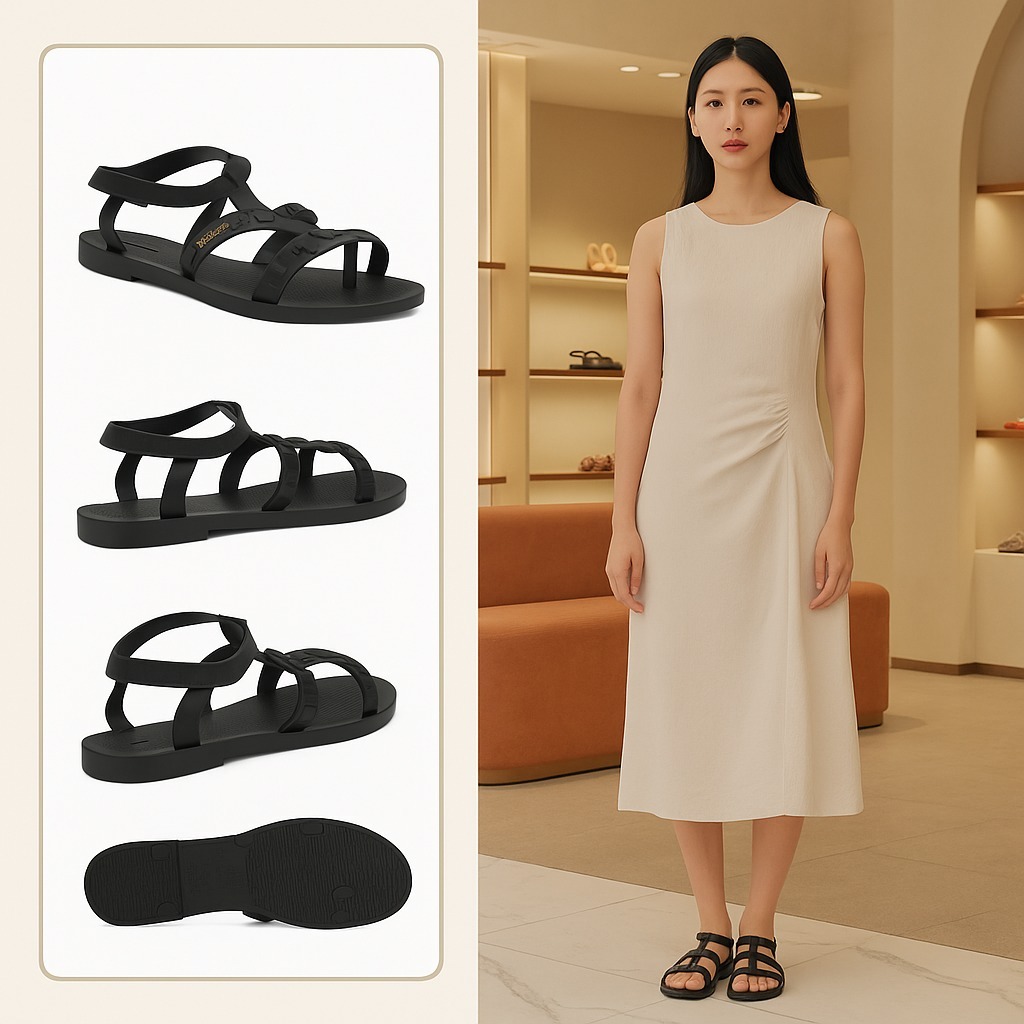 【預購】MELISSA Brazil Sun River G071527 女裝涼鞋(黑色)