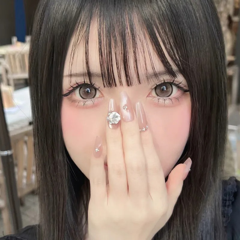 [15.0mm加大版] Honey Kiss 1 Month Chulun Candy Chocolate Gray｜月拋彩妝隱形眼鏡｜每盒2片