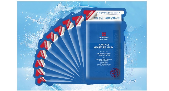 【韓國預購】LEADERS G071560 丽得姿氨基酸保濕面膜 (10片*2盒裝)