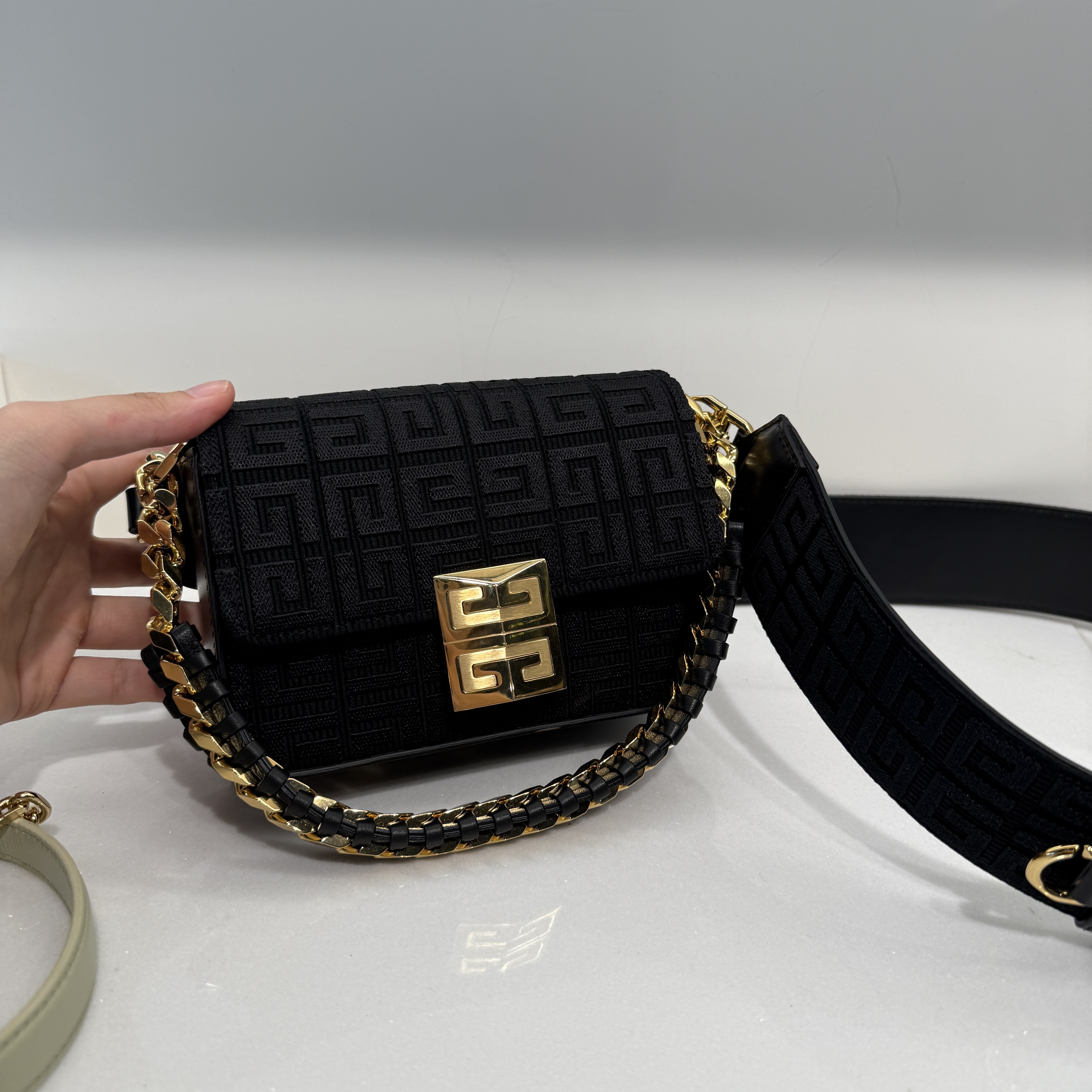 Givenchy 4G Small Chain Bag Black