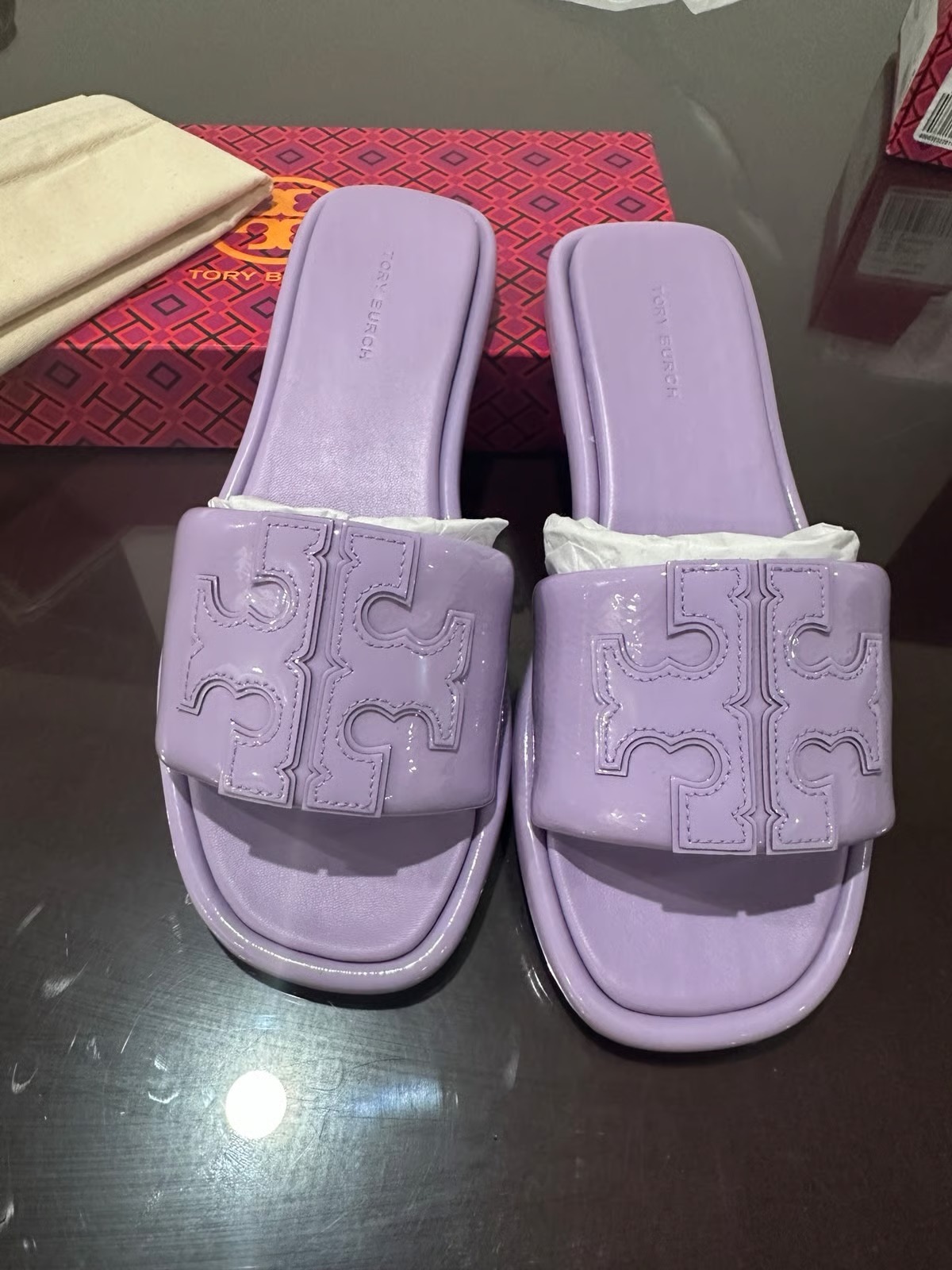 【預購】TORY BURCH Leather Double T G071430 女裝拖鞋