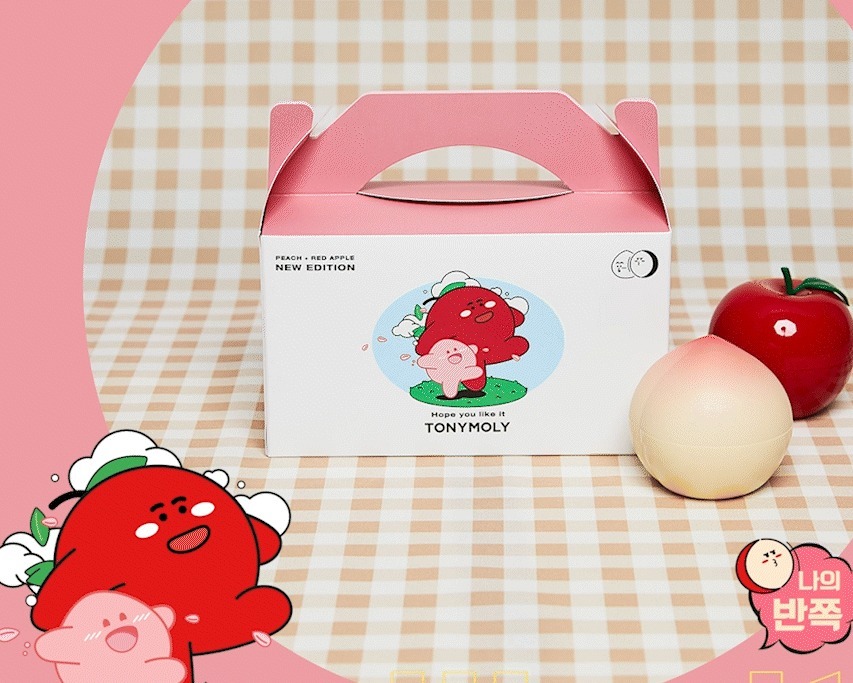 【韓國預購】TonyMoly  G071572 蘋果蜜桃手霜組｜30g + 30g