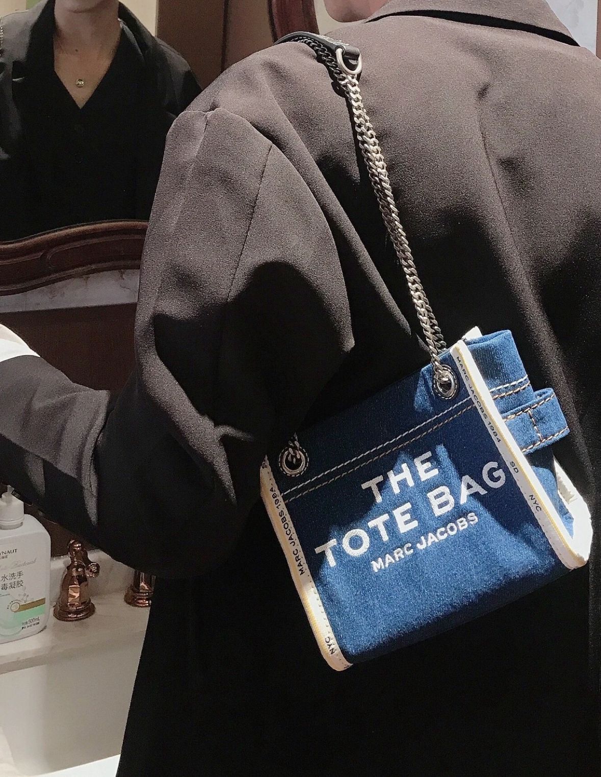 【直播】MARC JACOBS The Denim Chain LL071503 斜咩袋