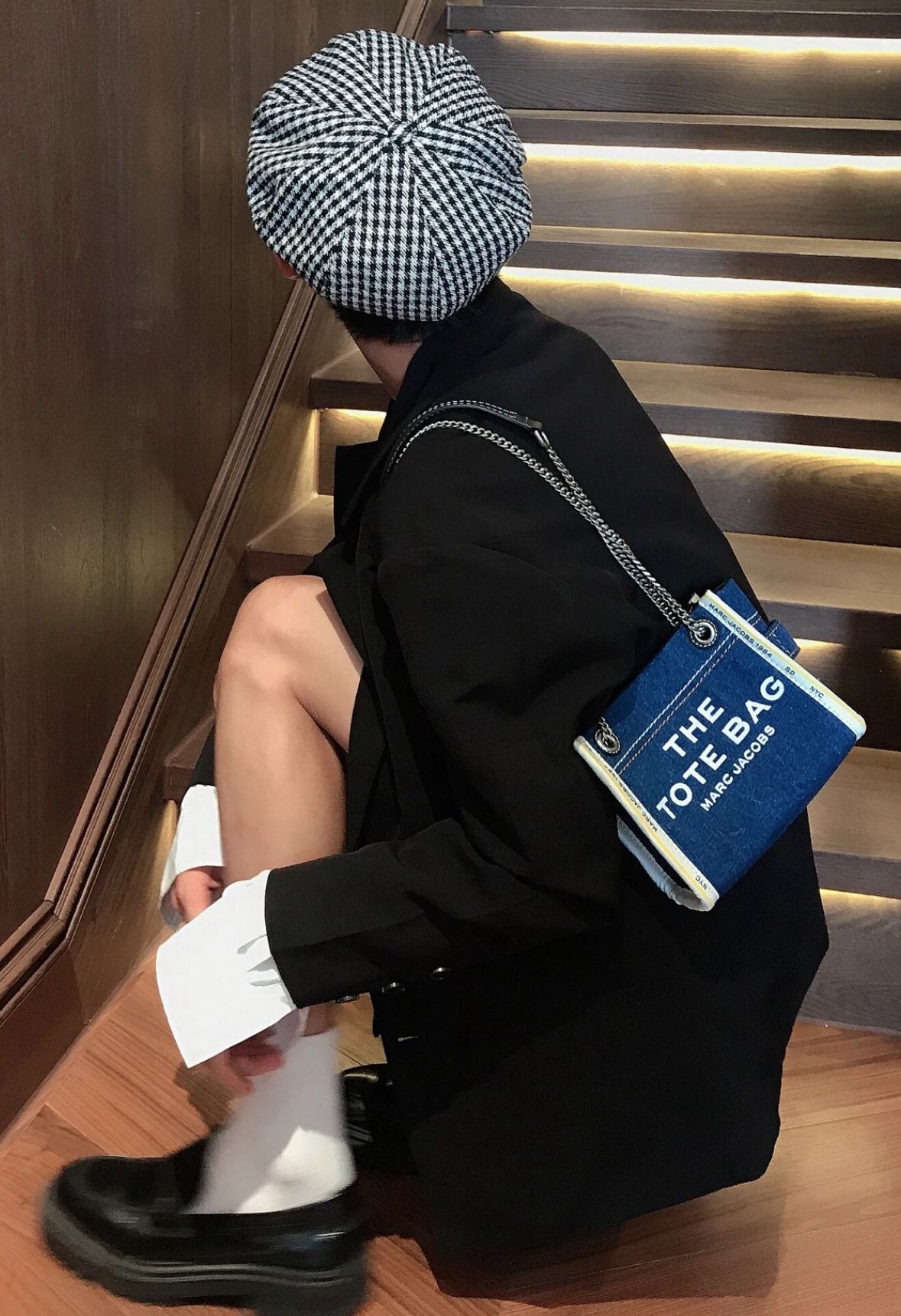 【直播】MARC JACOBS The Denim Chain LL071503 斜咩袋