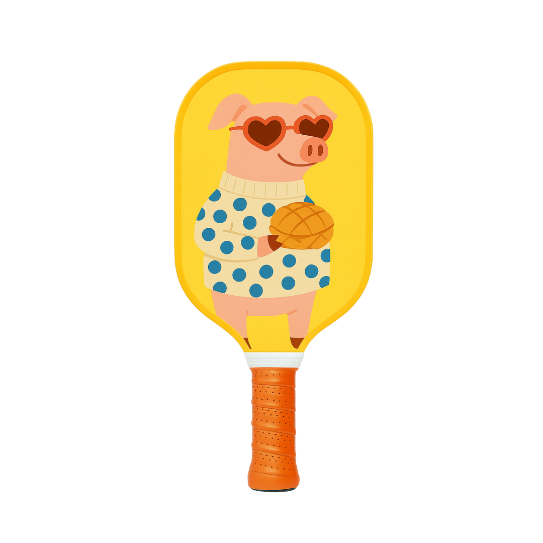 Pik Pik Pickleball Paddle - Sir Pau Pau Piggy