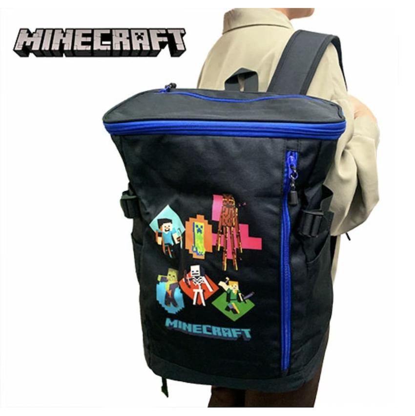 日本 Minecraft 20L Box 型兒童書包