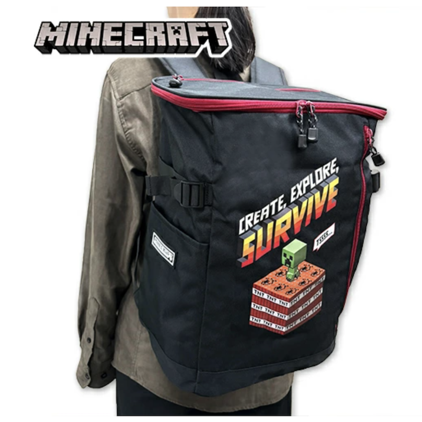 日本 Minecraft 20L Box 型兒童書包