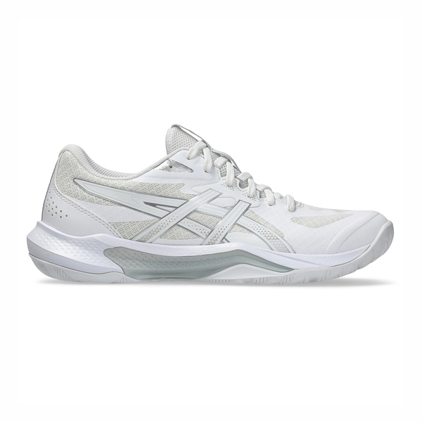 Asics Gel-tactic 13 1072A118-100 女 排球鞋 羽球鞋 穩定 包覆 回彈 白 銀