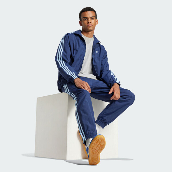 Adidas Firebird Pants JP1249 男 長褲 運動長褲 休閒長褲 深藍 亞版