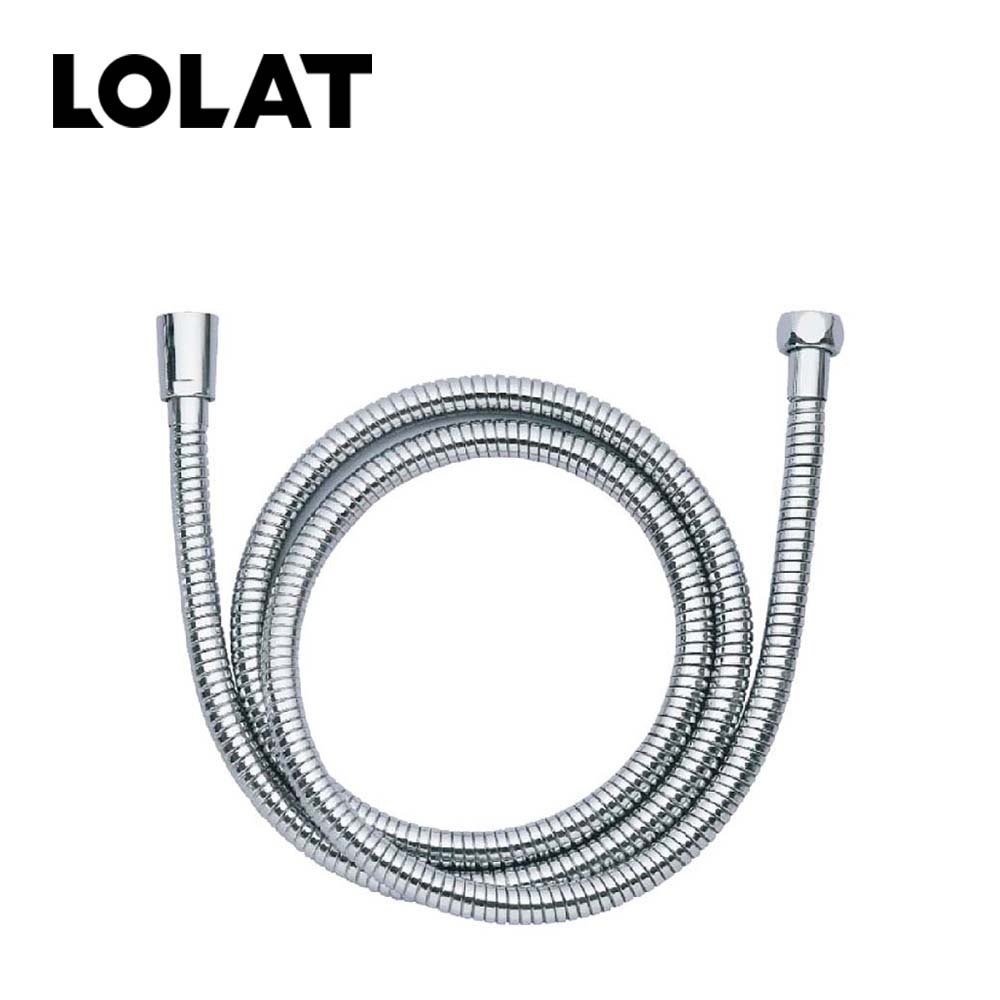 LOLAT可旋可伸縮不鏽鋼沐浴軟管-鉻色OS221