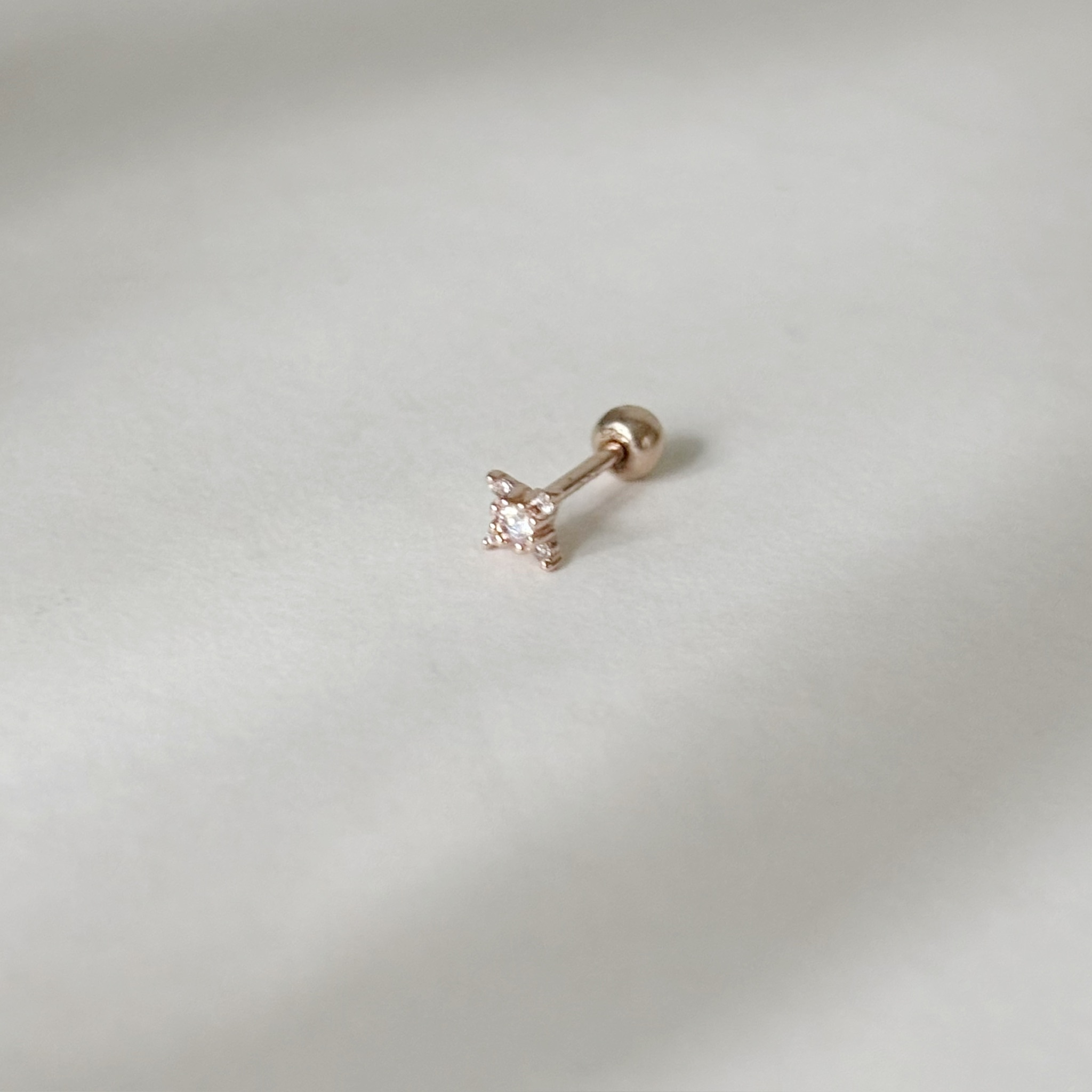 Sunstar月光石轉珠耳環