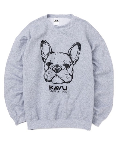 KAVU 日版 Dog Sweat #19821944 ( 033  Sports Grey ) #厚版