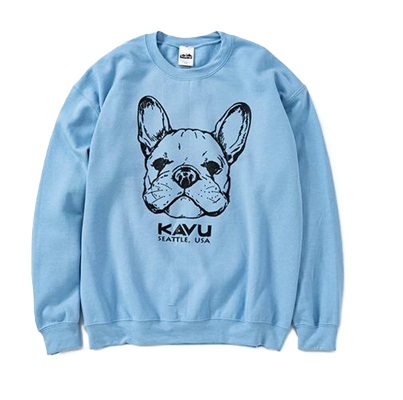 KAVU 日版 Dog Sweat #19821944 ( 022 Light Blue ) #厚版