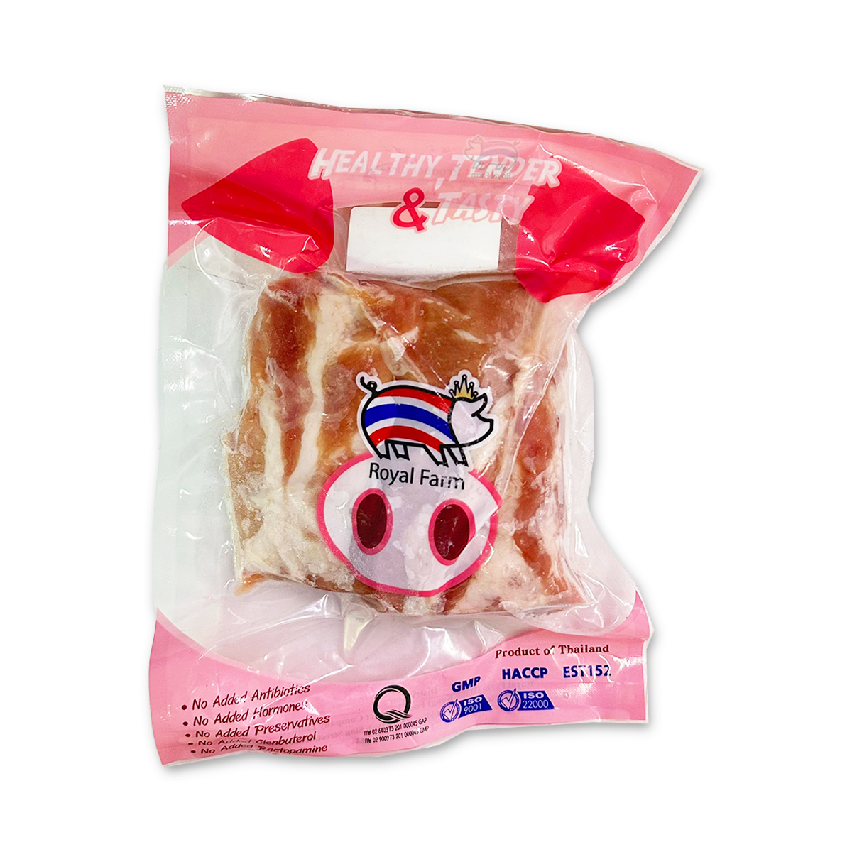 皇室農場 - 泰國天然豬軟骨(約320-350g)│爽脆│完美油花│無抗生素│無荷爾蒙 │無瘦肉精(急凍-18°C)