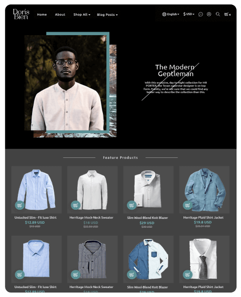 SHOPLINE 商店版型