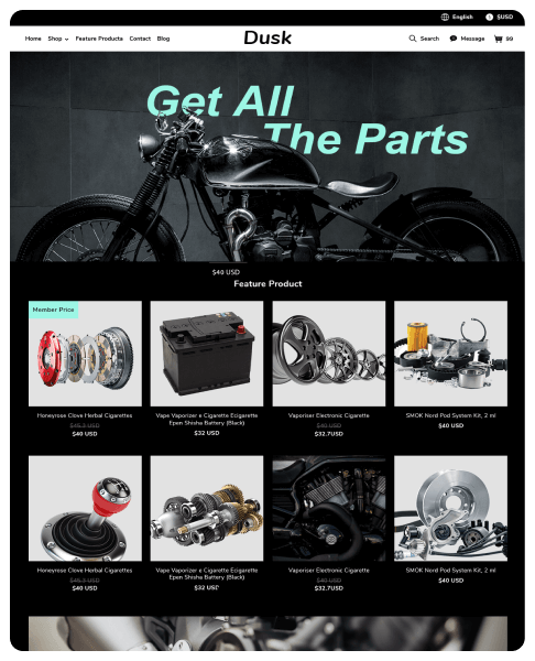 SHOPLINE 商店版型