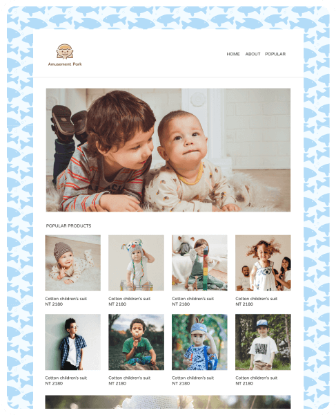 SHOPLINE 商店版型