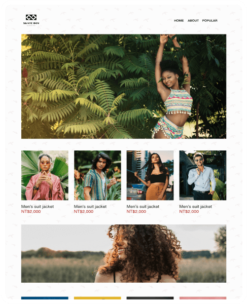 SHOPLINE 商店版型