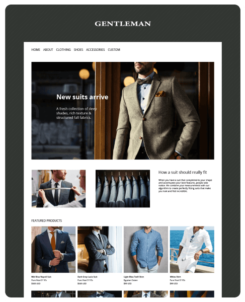 SHOPLINE 商店版型